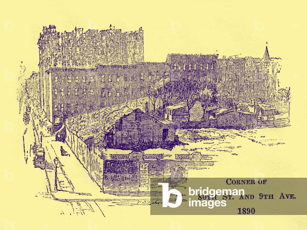 Corner of 80th Street and 9th Avenue, New York, 1890