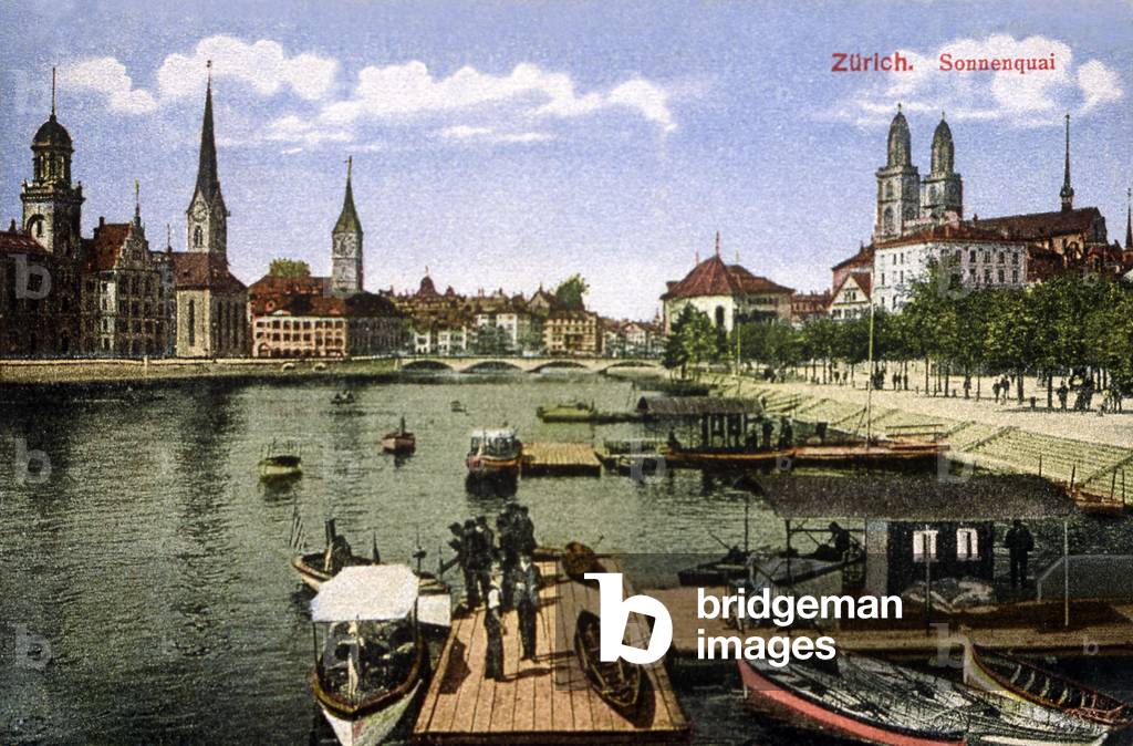 ZURICH - river (Sonnenquai)