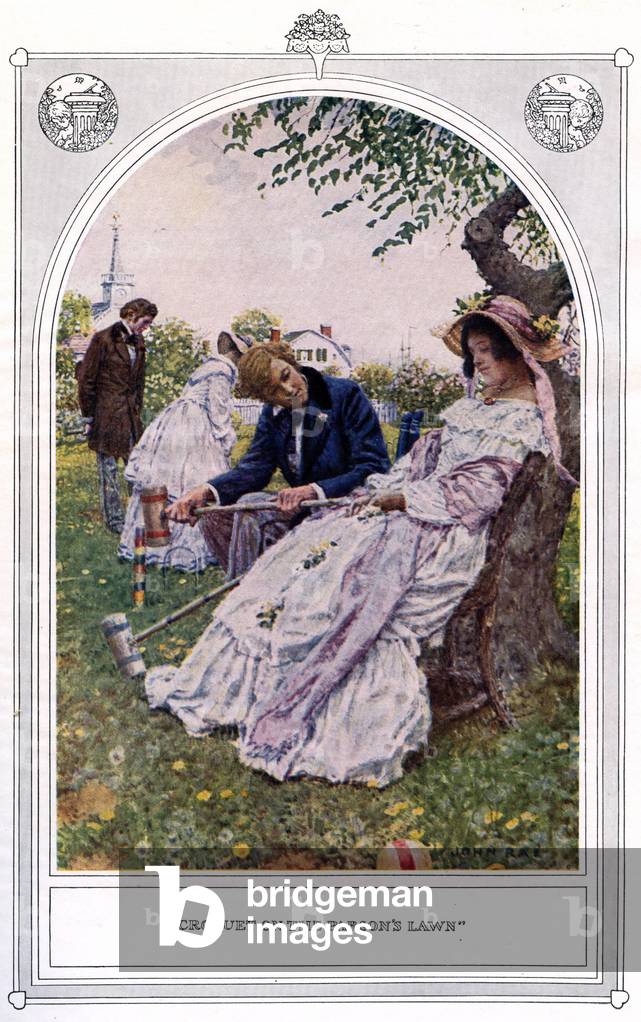 Croquet in New York society