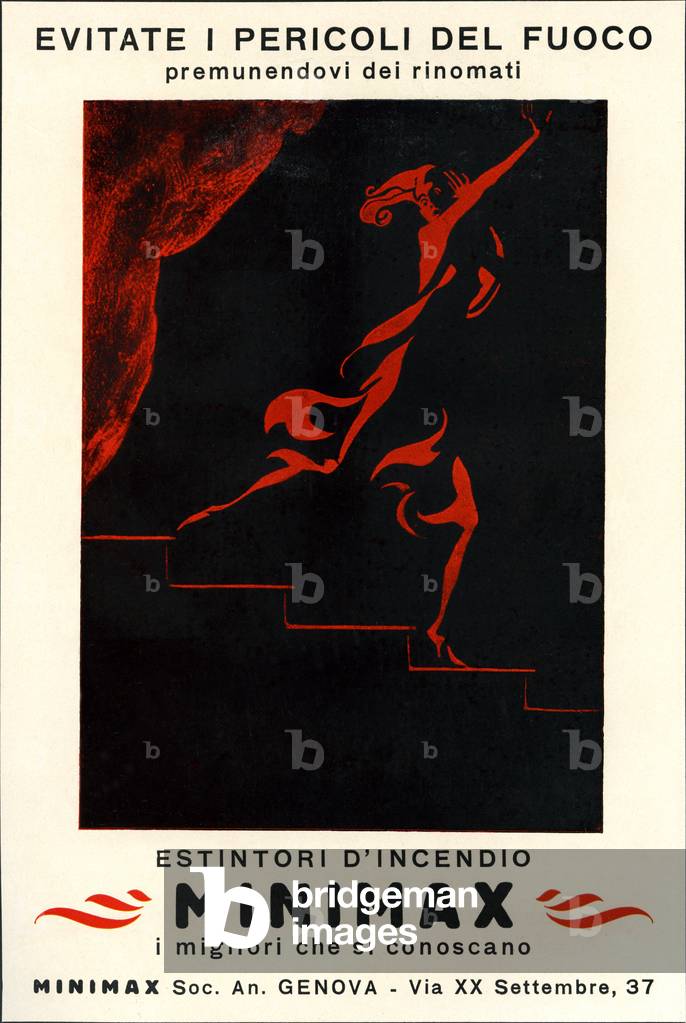 Advertisement for fire extinguishers