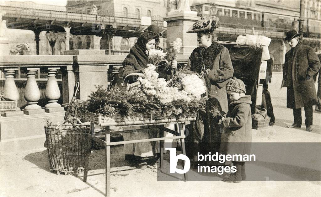 Flower seller in Berlin