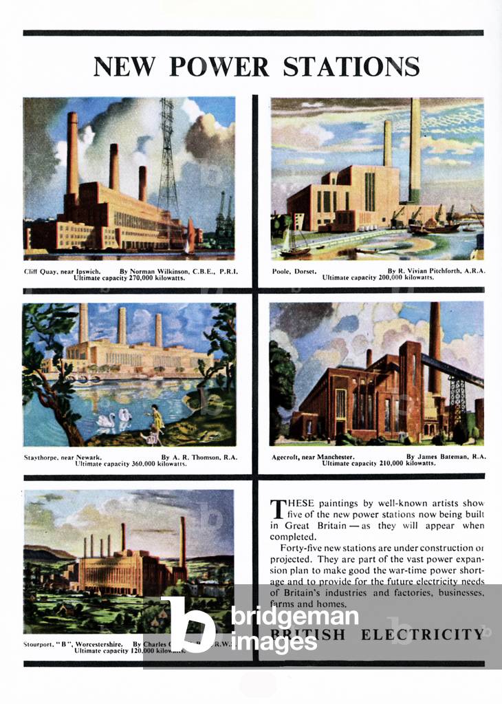 Advertisement for British Electricity 1950s