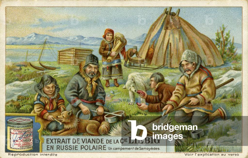 Samoyedic encampment,  1928