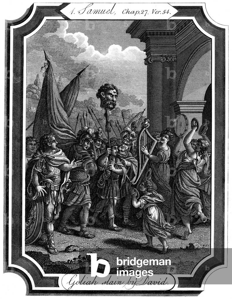 David kills Goliath - Bible