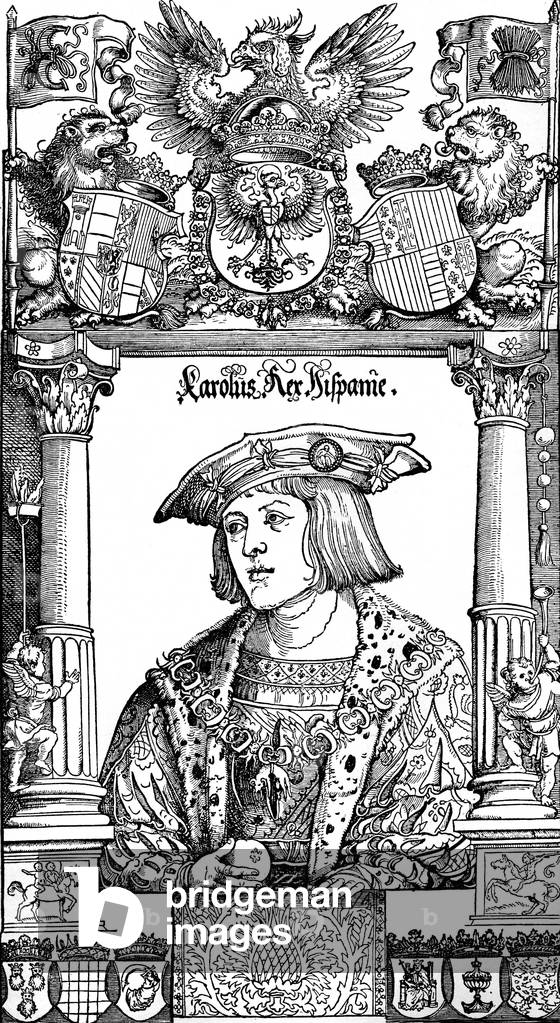 Young Charles V, 1909 (engraving)