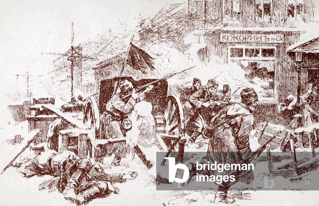 Battle with Russians