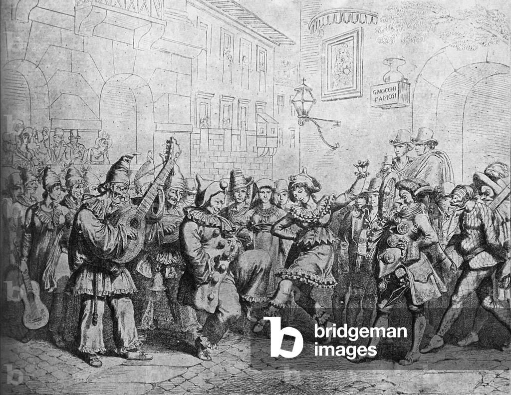 Harlequin at Italian Carnival