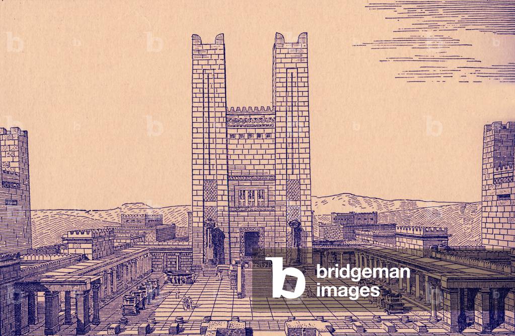 The Temple area, Jerusalem. Court of Priests