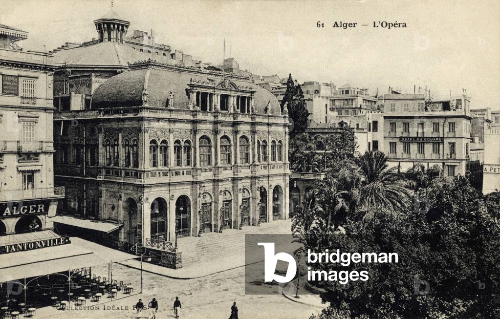 Opera House in Algiers, late 19th century (postcard)