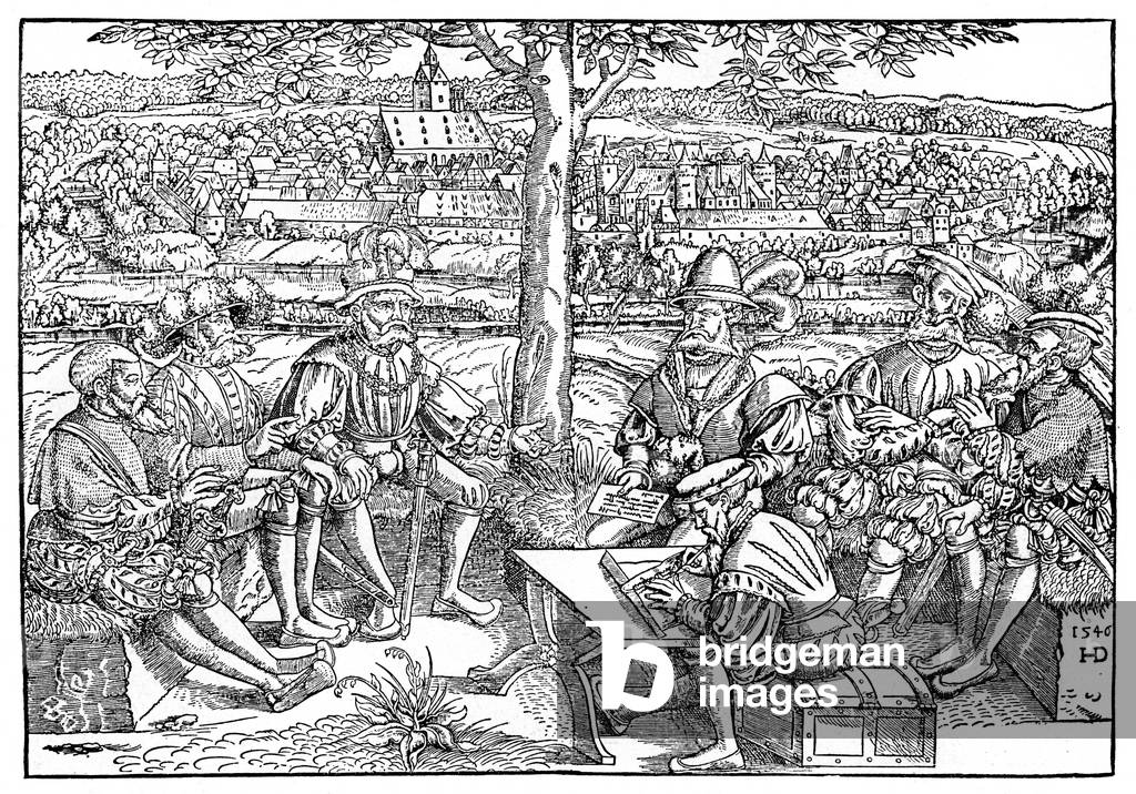 War council during the Schmalkaldic War