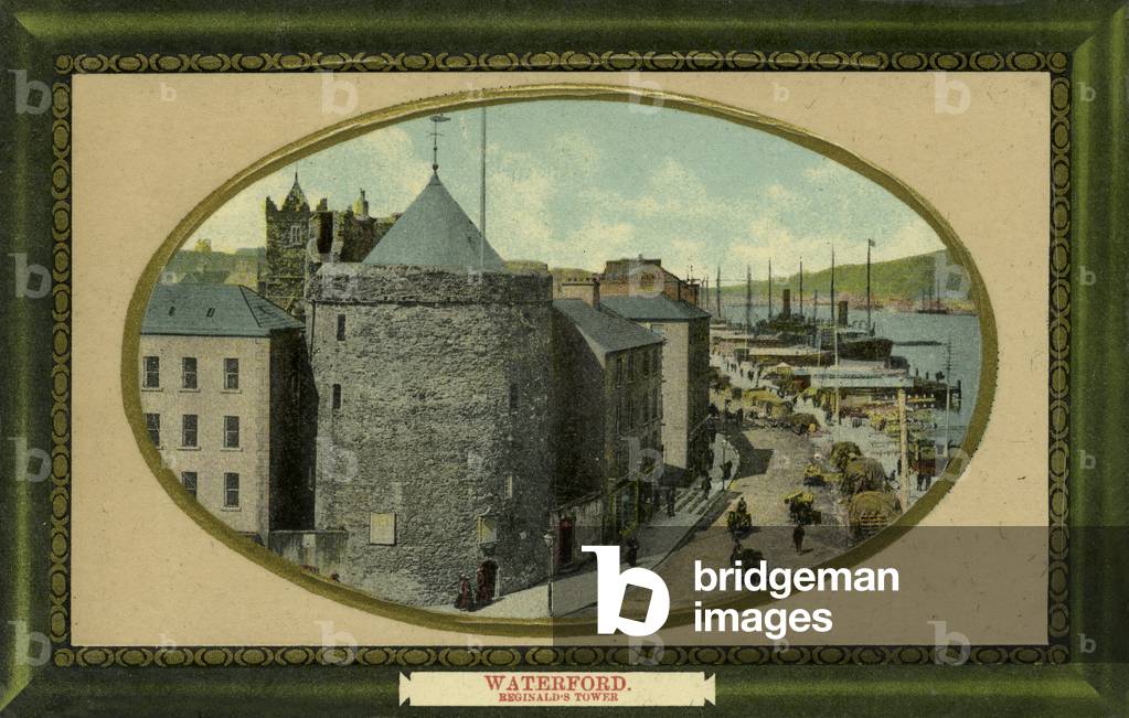 Reginald's Tower, Waterford, Ireland. Postcard