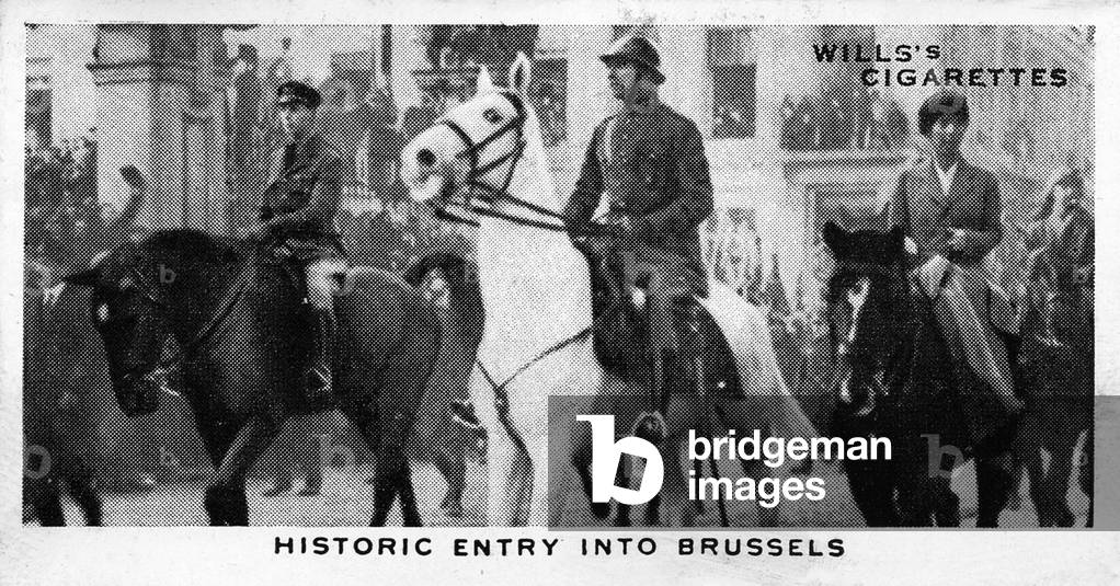 King George VI in Brussels 1918