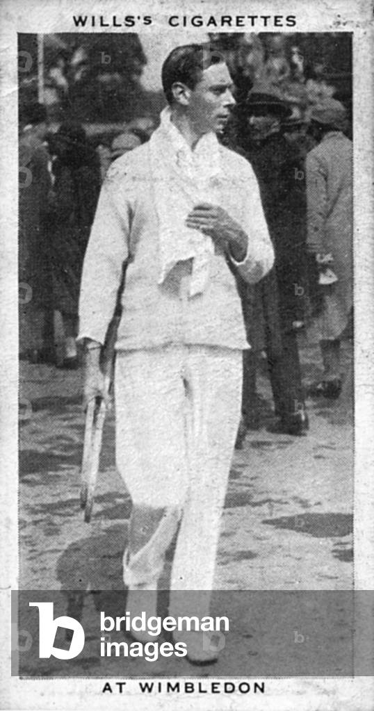 King George VI at Wimbledon, 1926