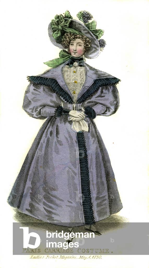 Paris Carriage costume from 1830