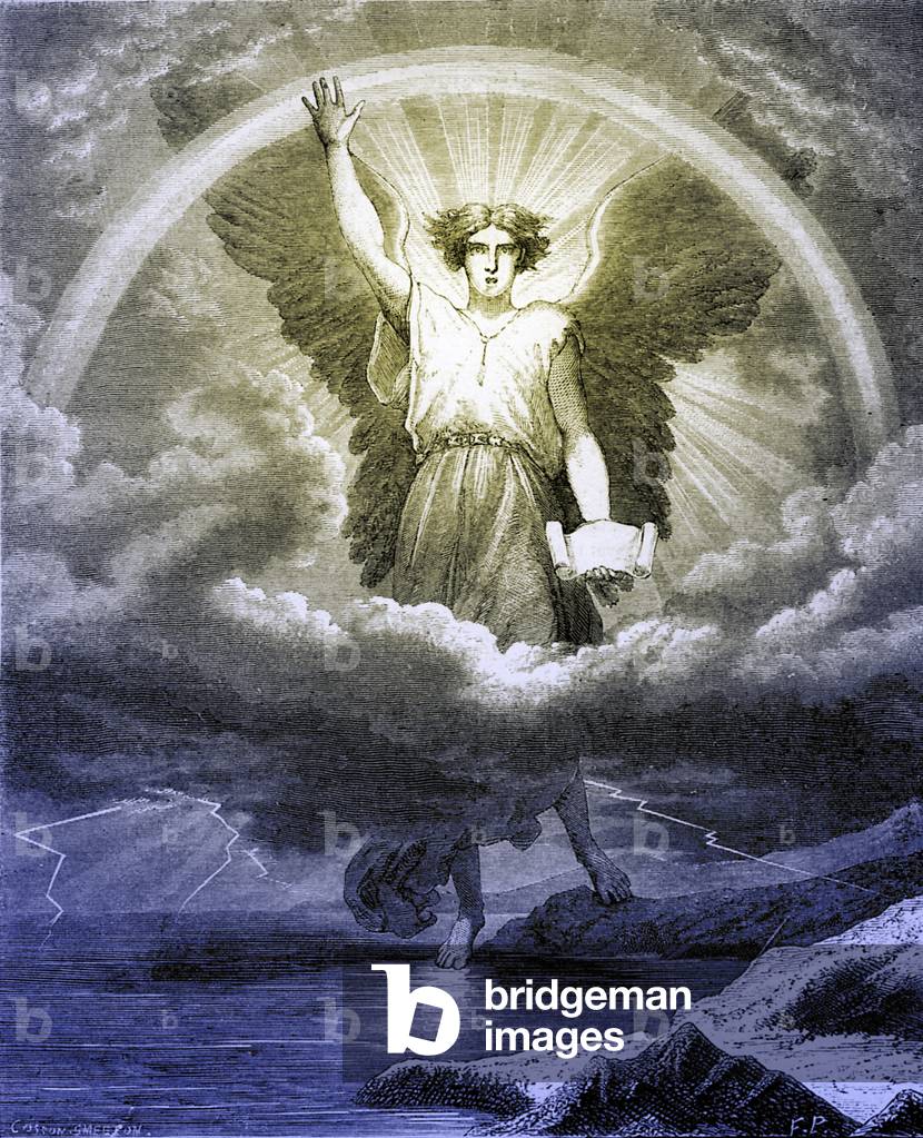 The angel with the book - Bible