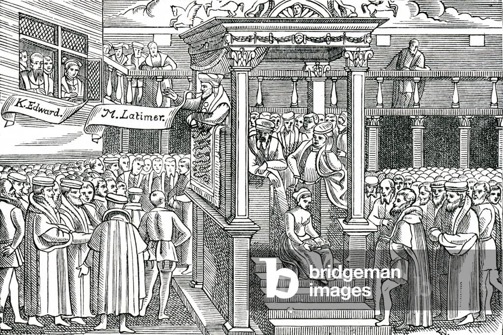 Latimer preaching before Edward VI