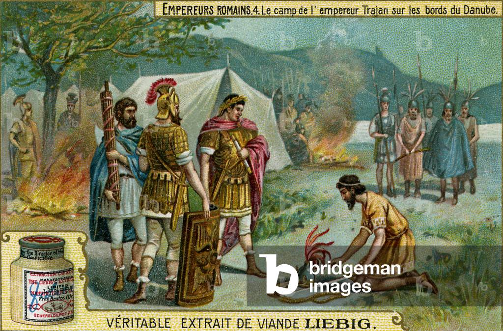 Roman Emperors - Liebig Meat Extract collectible card