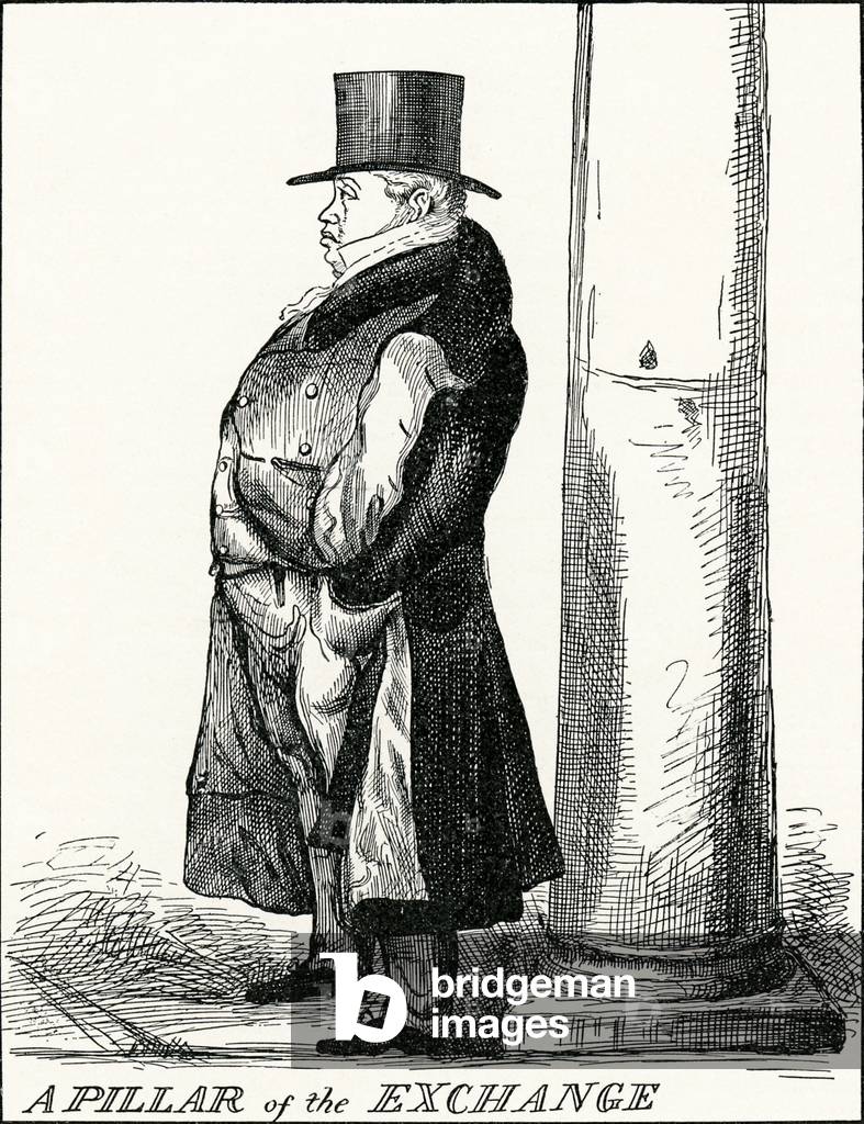 A Pillar of the Exchange', caricature of Nathan Mayer Rothschild