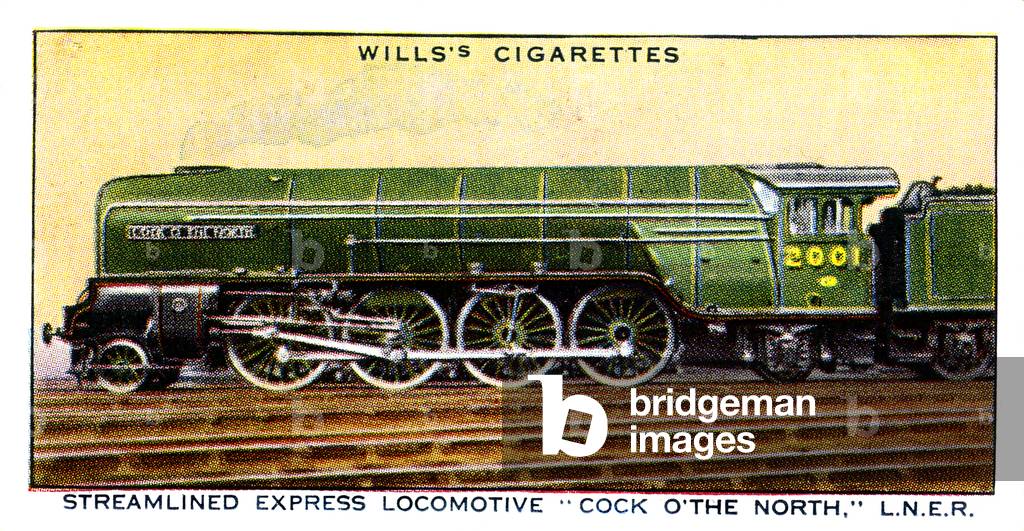 Streamlined Express Locomotive 'Cock o' the North'