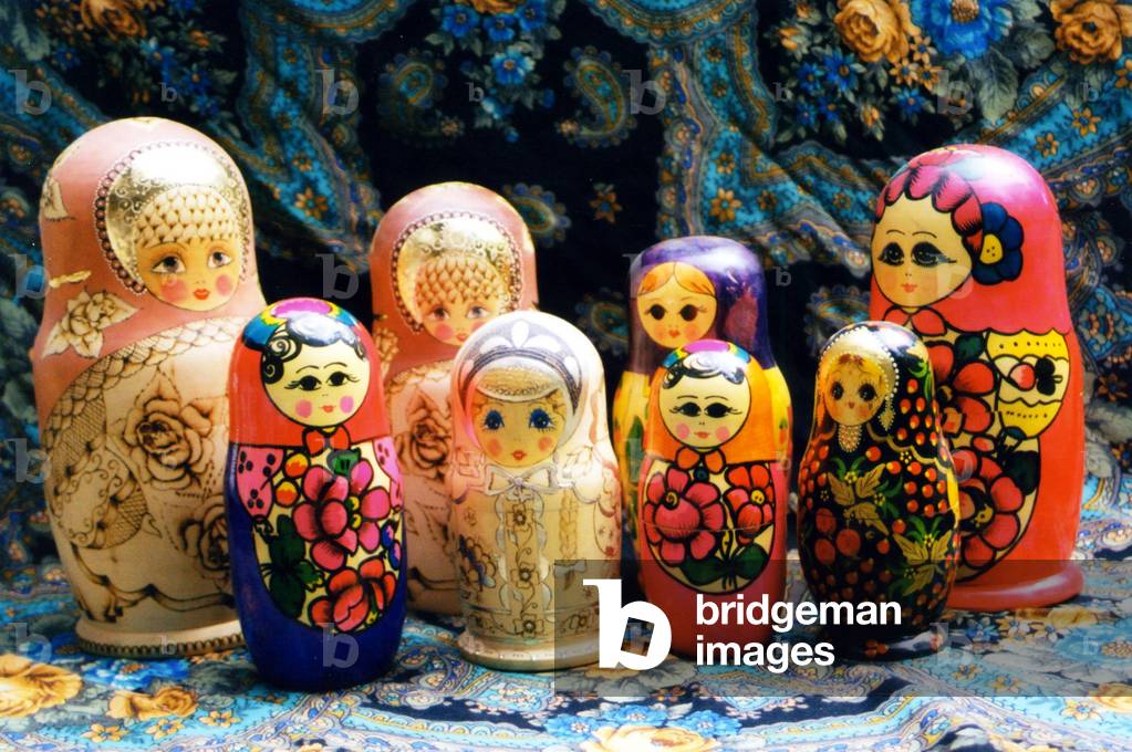RUSSIA -Handicrafts -Wooden dolls