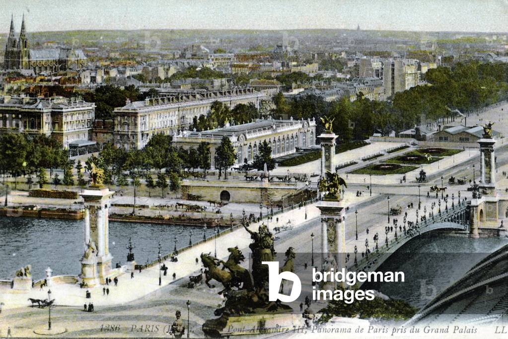 Pont Alexandre III, Paris, c. 1900