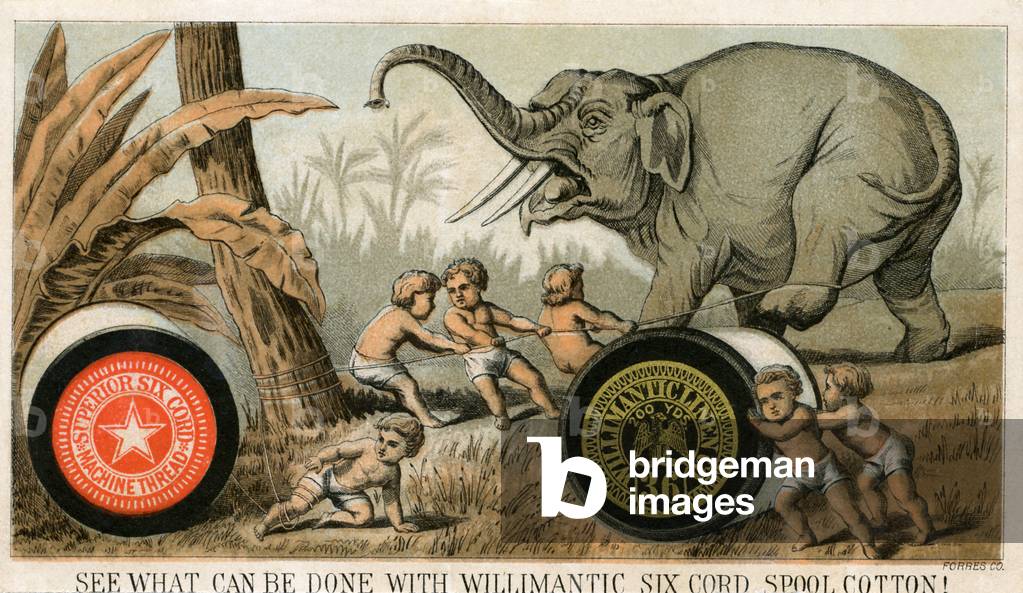 Willimantic Spool Cotton - advertisement