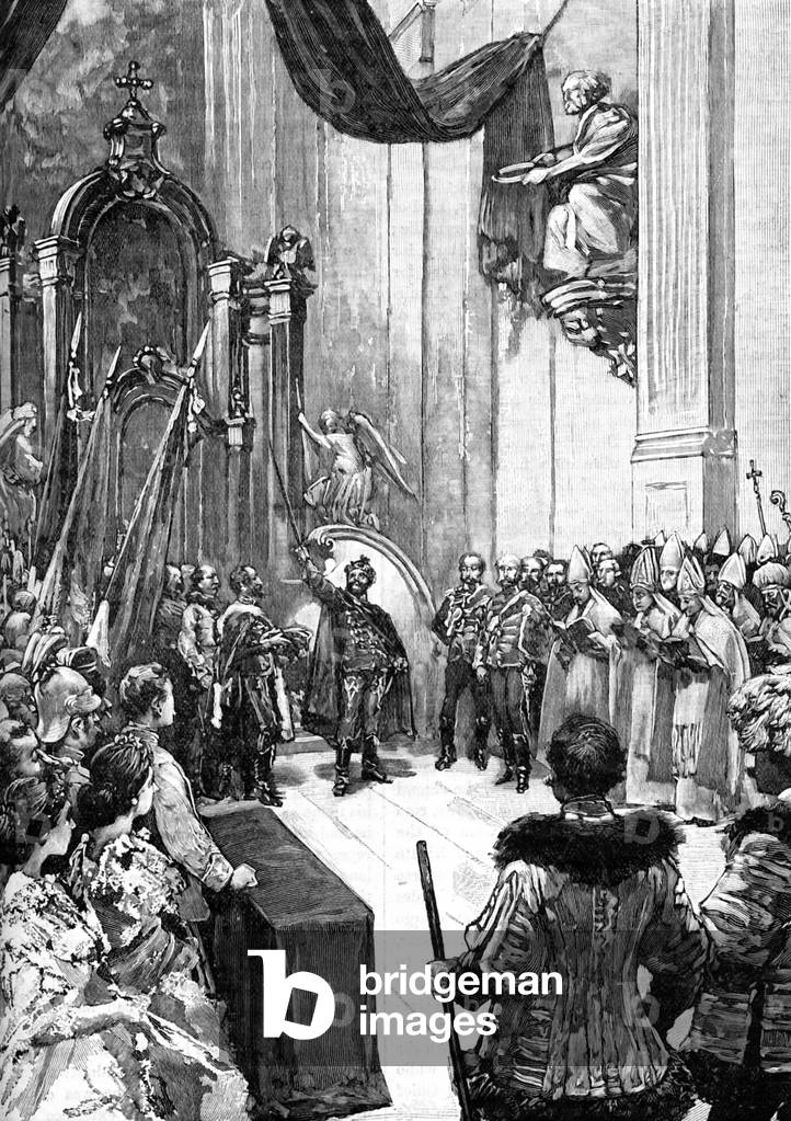 Franz Josef I 's coronation as King of Hungary