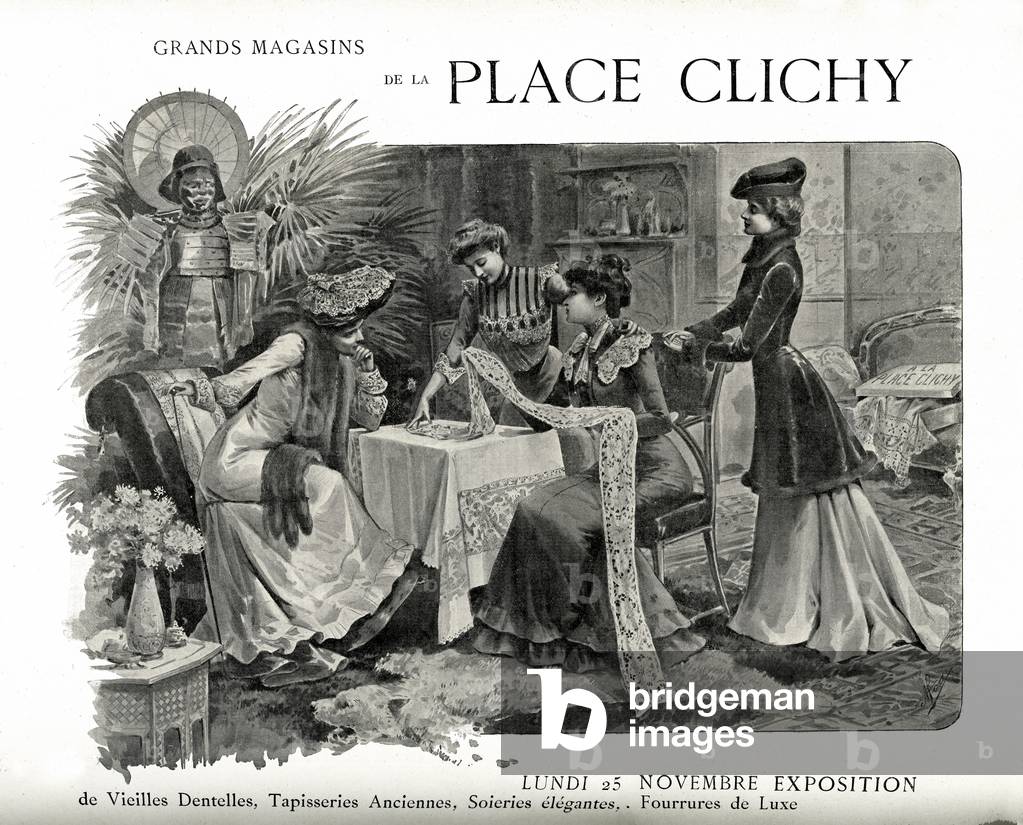 French advertisement for department store exhibition