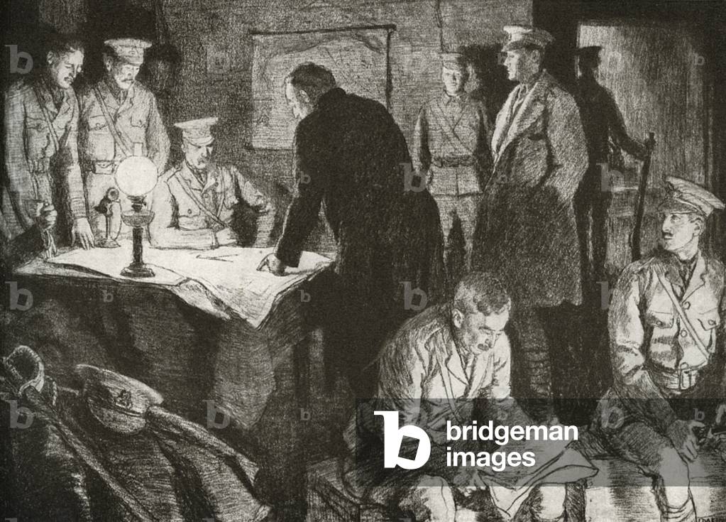 WWI - British headquarters underground office