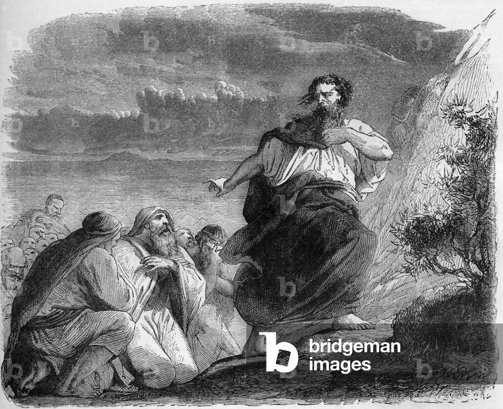 Moses and the seventy elders - Bible