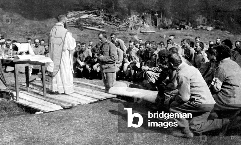 World War 1: Sunday service on the Italian Front