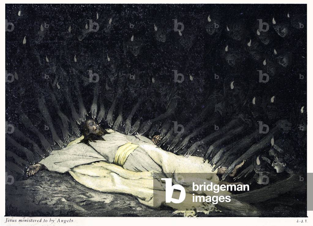 Jesus Ministered to by Angels - Bible