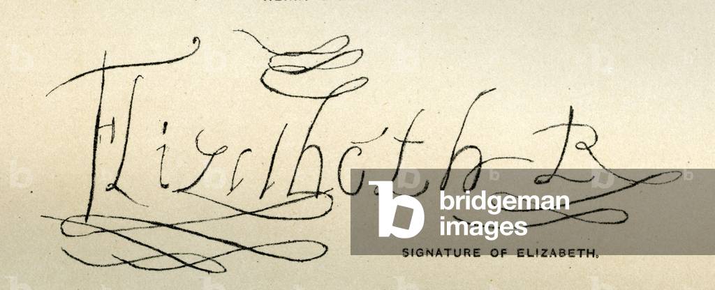 Queen Elizabeth I's signature