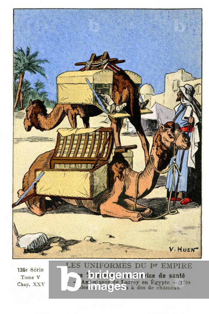 Larrey 's ambulance, Egypt, 1793