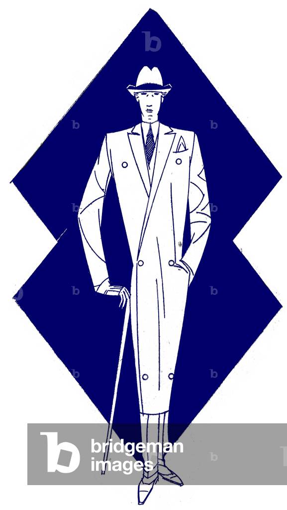 Fashion: men's suit in May 1925