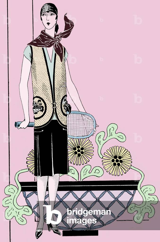 Fashion: sporting outfit in spring 1928