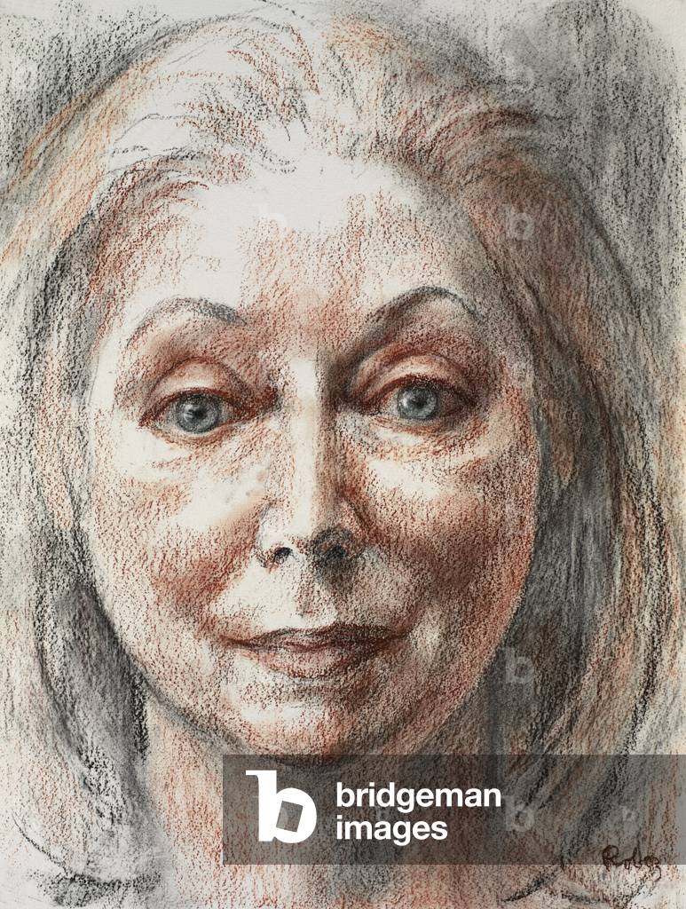 Hilary Mantel  - portrait by Zsuzsi Roboz