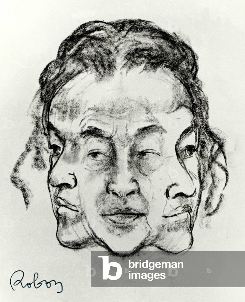 Dame Barbara Hepworth (charcoal)