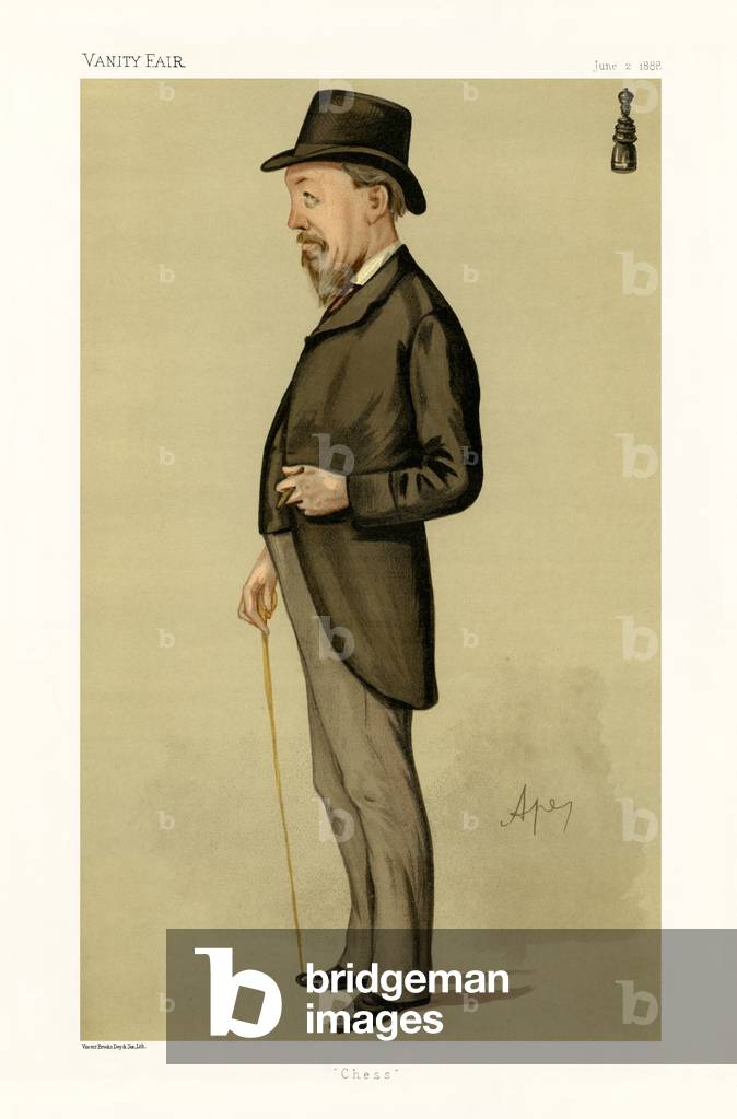 Joseph Henry Blackburne - portrait standing