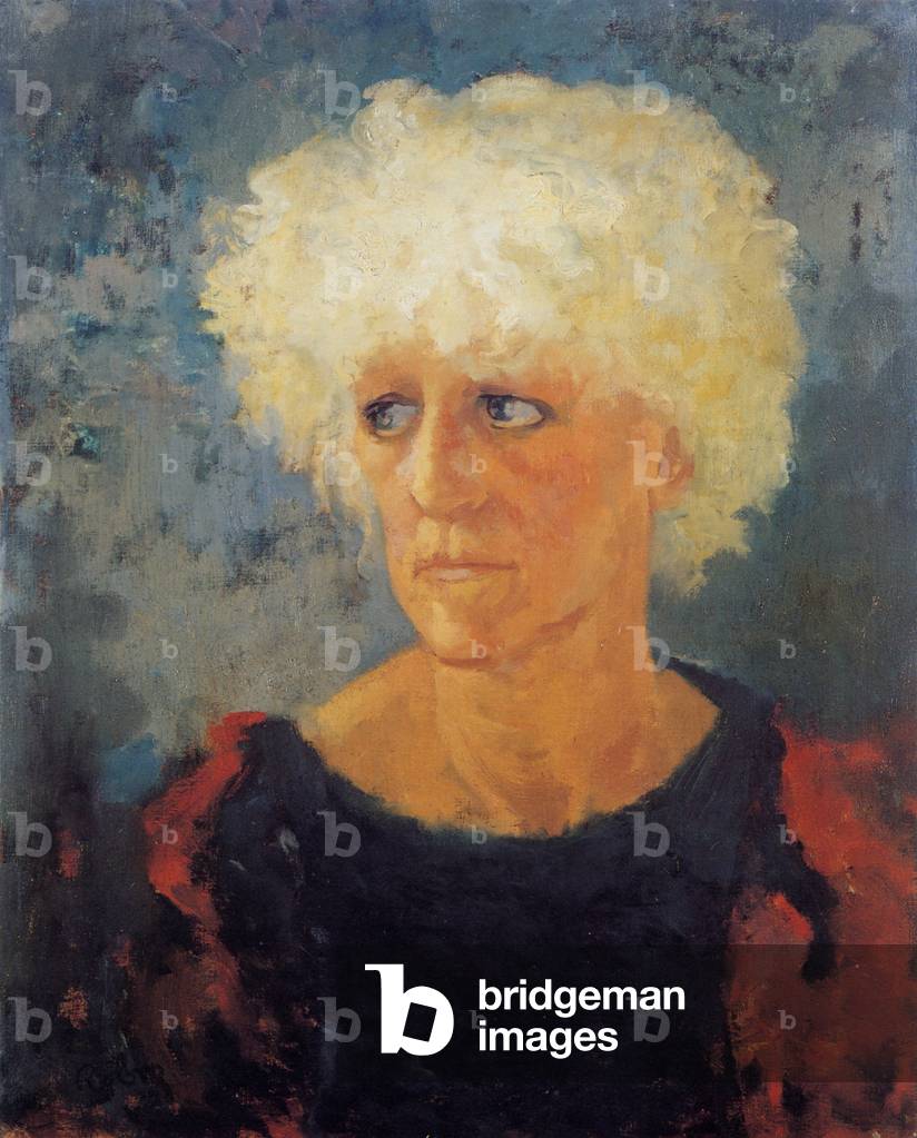 Dame Elisabeth Frink (oil on canvas)