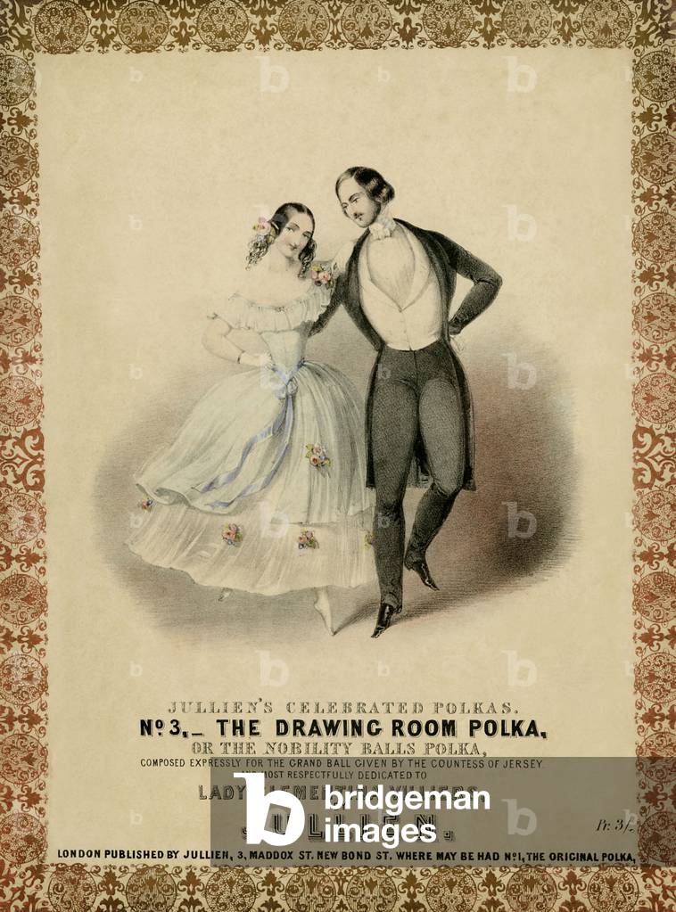 Couple dancing the Polka c