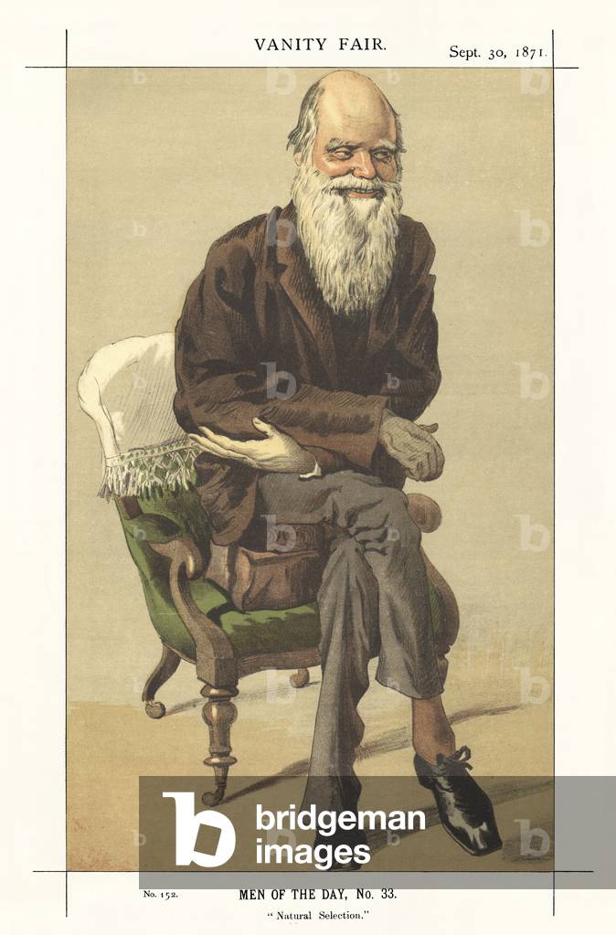 Charles Darwin - portrait sitting