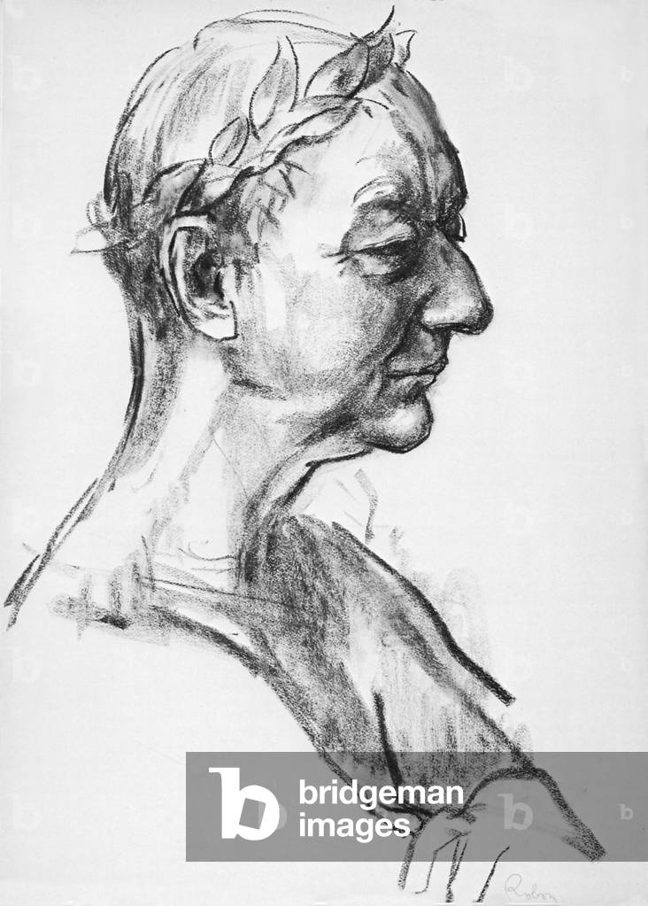 Sir John Gielgud by Zsuzsi  Robozi