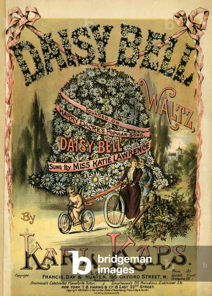 Daisy Bell by Karl Kaps, published London, 1893