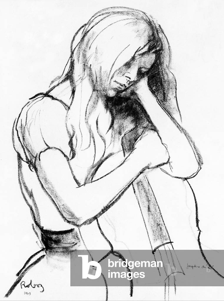 Jacqueline du Pré- drawing  by Z