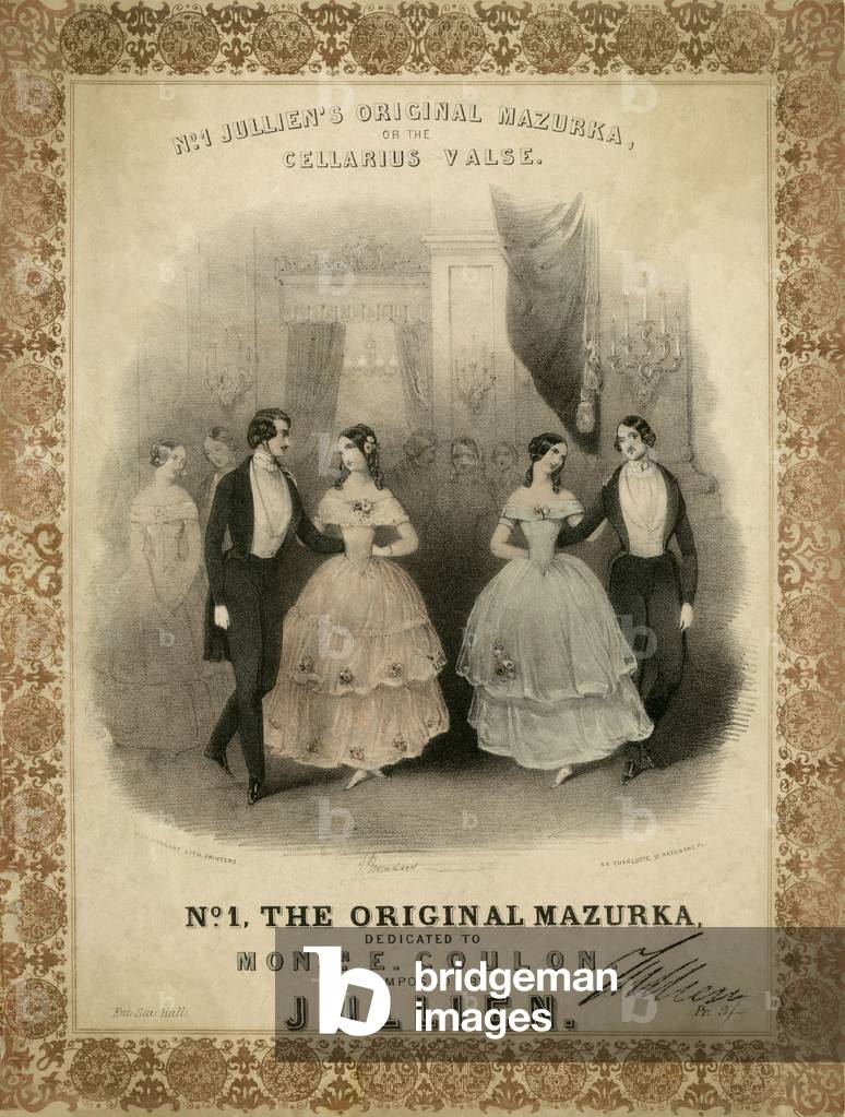 No 1 Jullien's Original Mazurka or the Cellarius Valse y Louis Antoine Jullien (1812-1860)