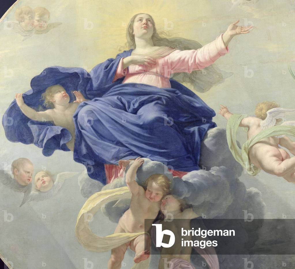 Bild von Gemälde "die Himmelfahrt der Jungfrau", 17. Jahrhundert von Philippe de Champaigne