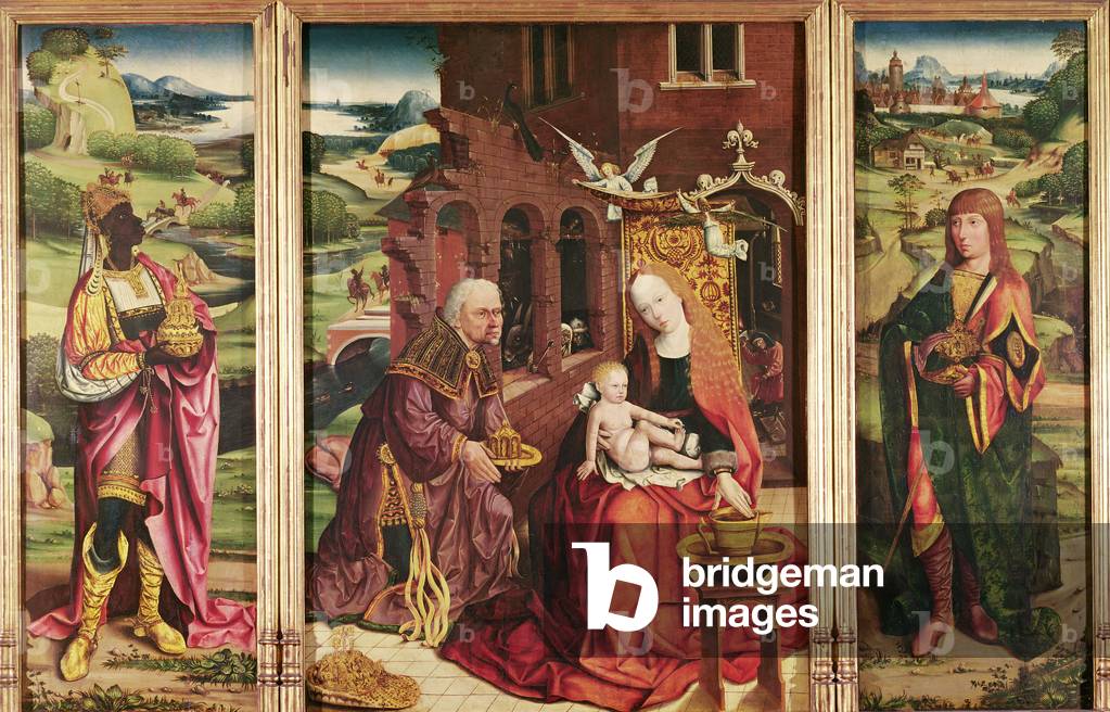 Adoration of the Magi (oil on panel)