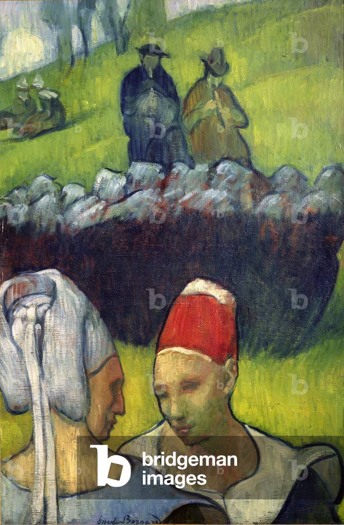 Donne bretoni (olio su tela)