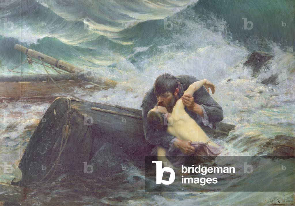 Adieu, 1892 (Öl auf Leinwand)